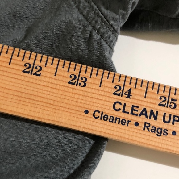 Levi's Men's Charcoal gray green long sleeve sherpa lined Shirt Jacket sz Large - Picture 12 of 16